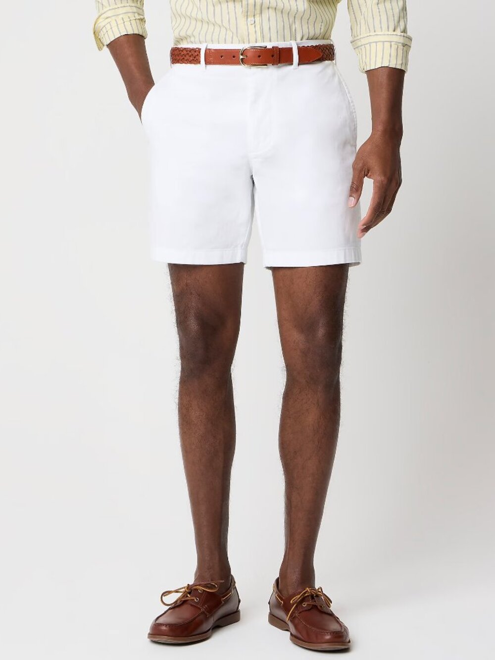 2/$30 J. Crew 7" Flex Chino Short White 36 #A2901